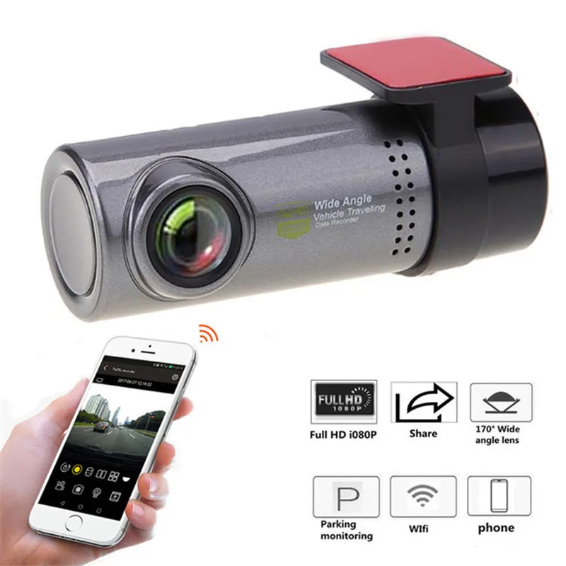 1080P привод рекордер WiFi USB автомобильный видеорегистратор DVR приложение монитор HD скрытый рекордер циклическая запись регистратор ночное видение видеокамера
