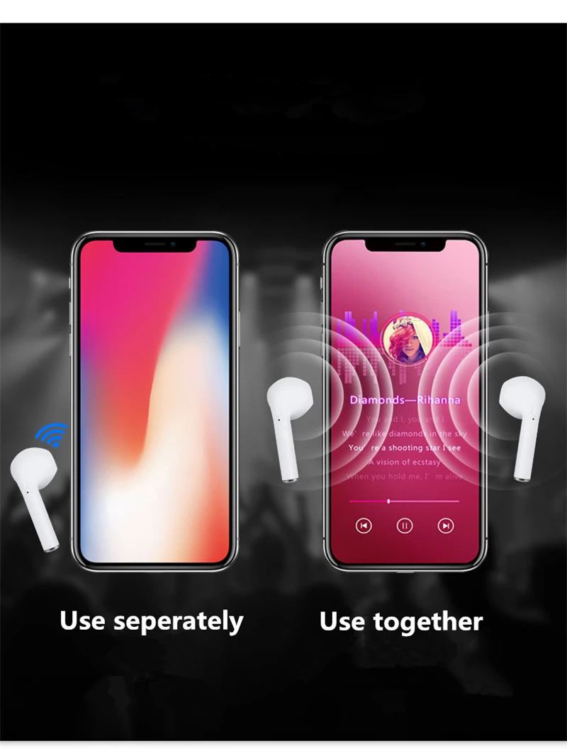I10 max TWS наушники беспроводные Bluetooth 5,0 наушники гарнитуры с микрофоном для samsung S6 S8 iPhone X 7 8 Xiaomi huawei