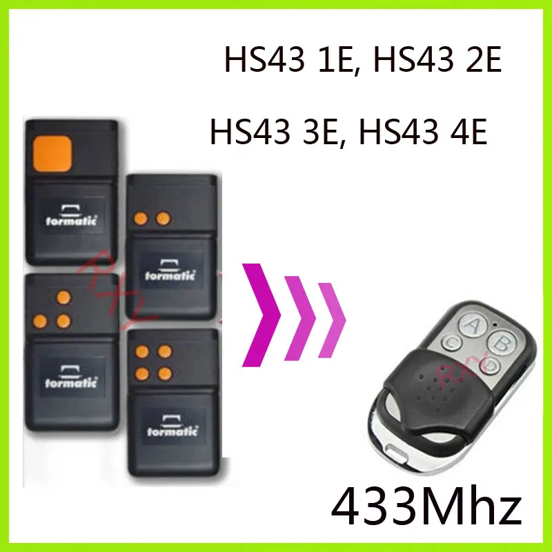

TORMATIC Remote Control 433.92mhz Gate Garage Door TORMATIC HS43-1E HS43-2E HS43-3E HS43-4E Remote Control 433.92mhz