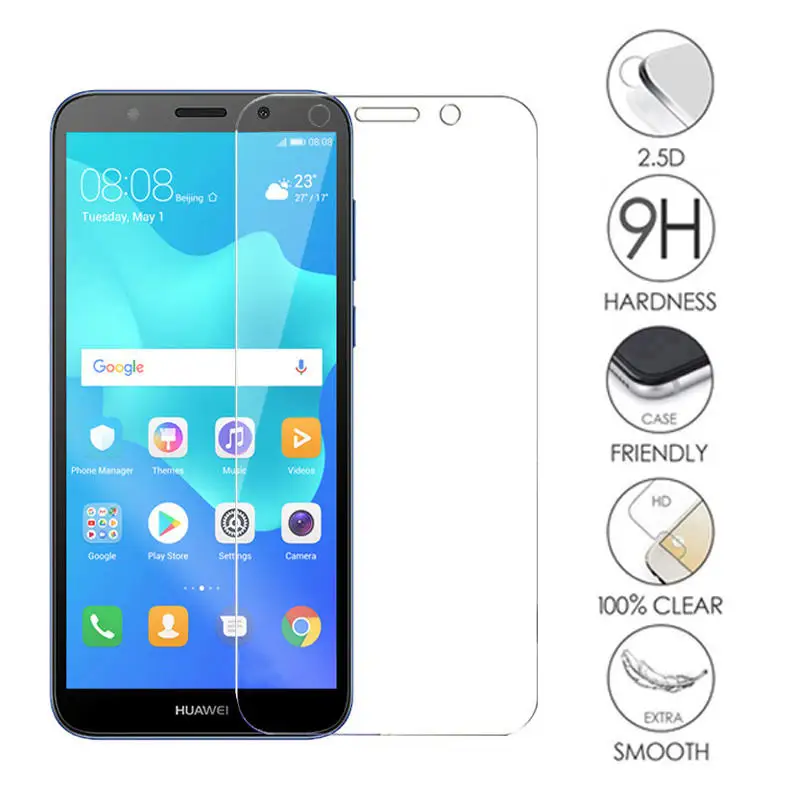 Закаленное стекло для смартфонов Huawei Y5 lite 2018 Prime DRA LX5 L02 L22|Защитные стёкла и плёнки