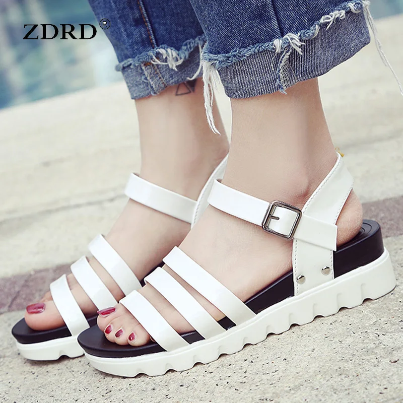 Новые женские летние брендовые дизайнерские босоножки ZDRD сандалии гладиаторы