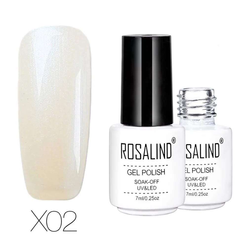 Гель лак ROSALIND 7 мл жемчужная система хамелео для дизайна ногтей УФ светодиодный