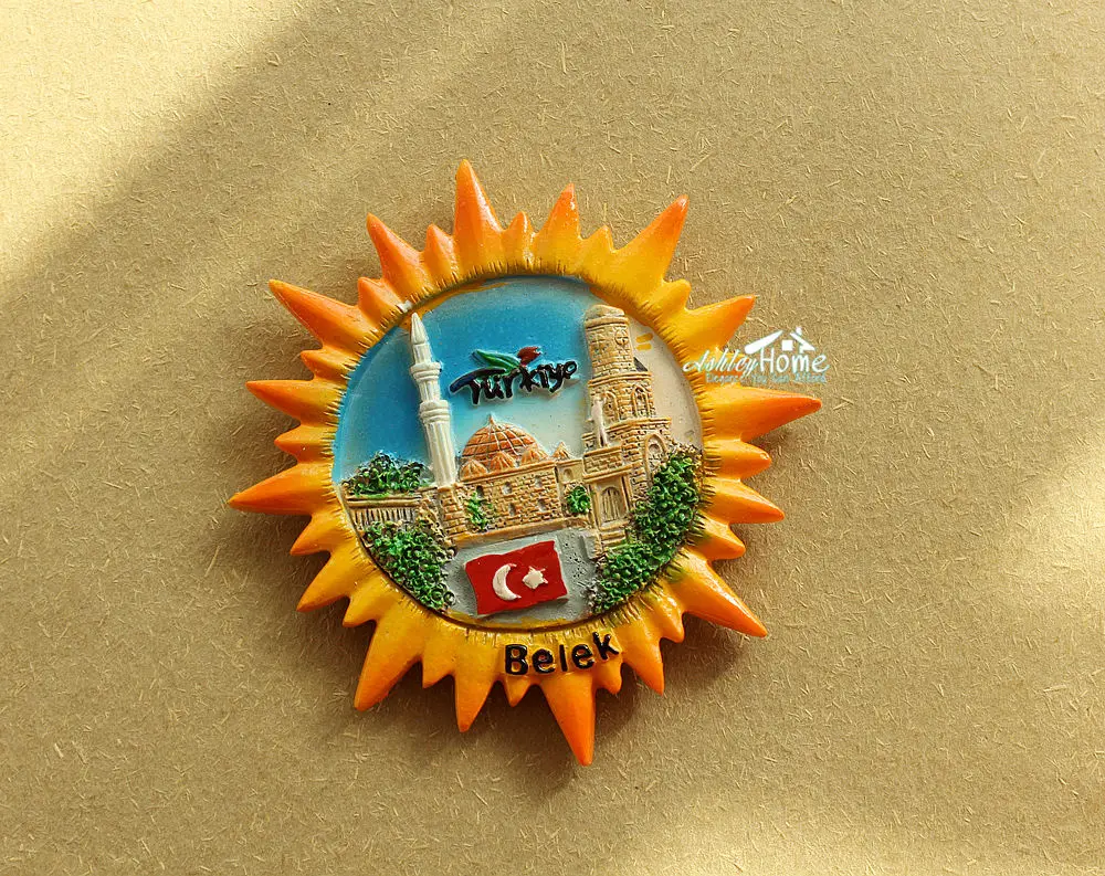 Турция Белек туристических путешествий Сувенир 3D Смолы Декоративный магнит на