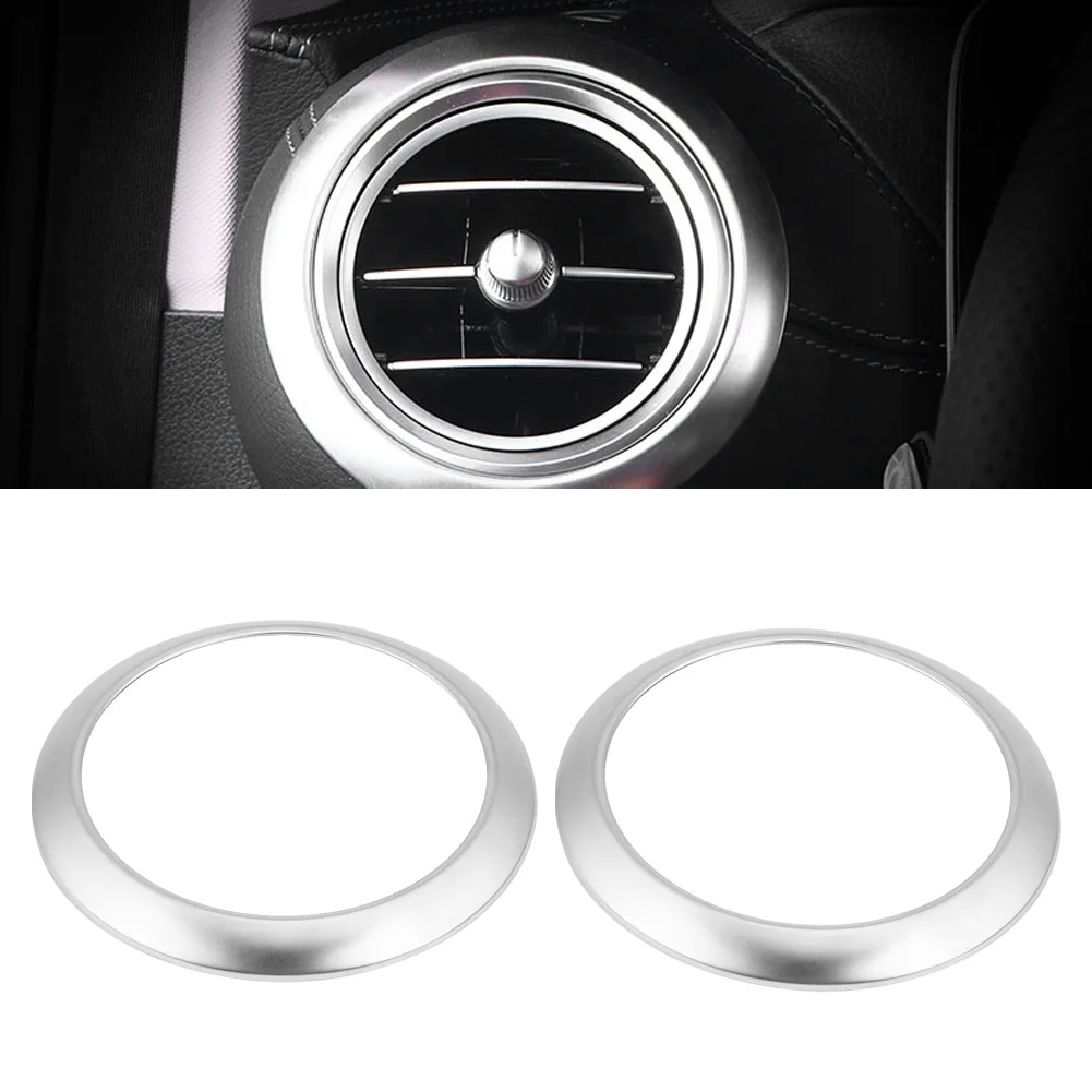 2 шт. автомобиля сбоку Кондиционер Vent Ring Frame Cover N/A отделка для Mercedes Benz E Class W213 2016 2017