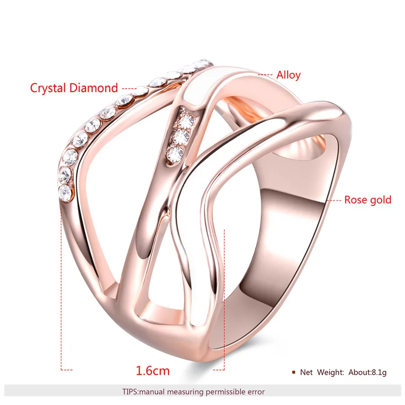 Обручальные кольца Реальные прямые продажи Анель 2018 темперамент личность моды