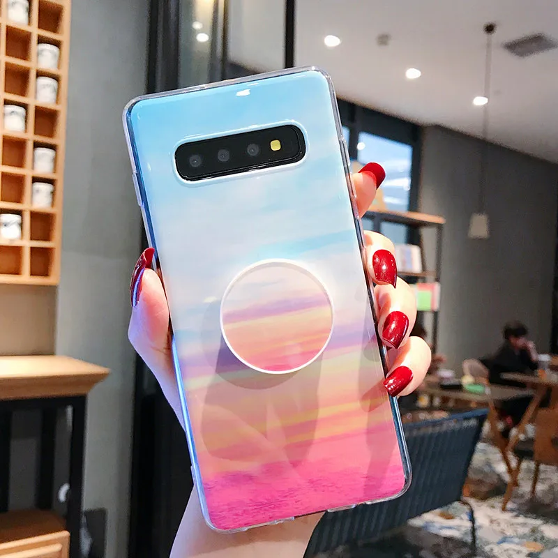 Мраморный силиконовый мягкий чехол для телефона Samsung Galaxy S7 s8 s9 s10 s20 FE A10 A20 A30 A50 A6 A750
