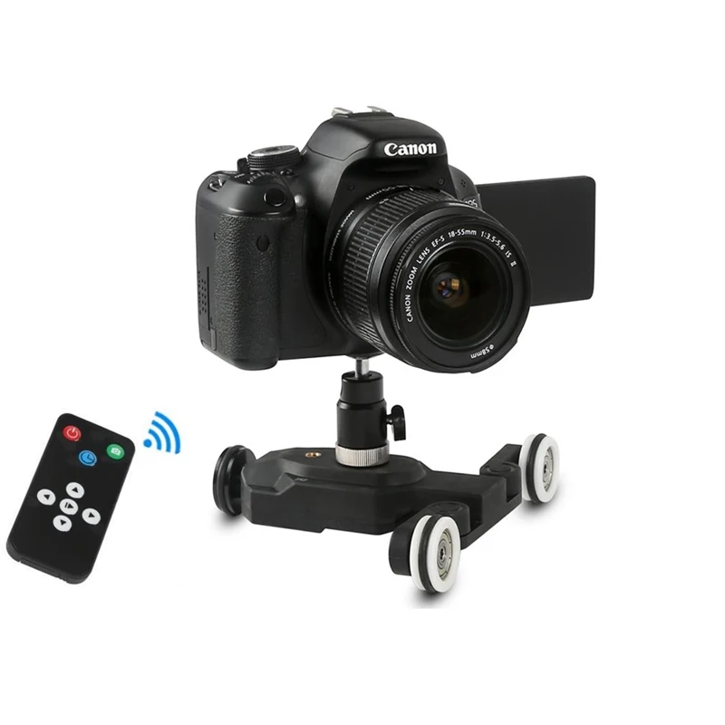 

LST Wireless remote control photography car electrinic Car Rail Track Slider Motoriz speed control for phone Canon SNOY Camera