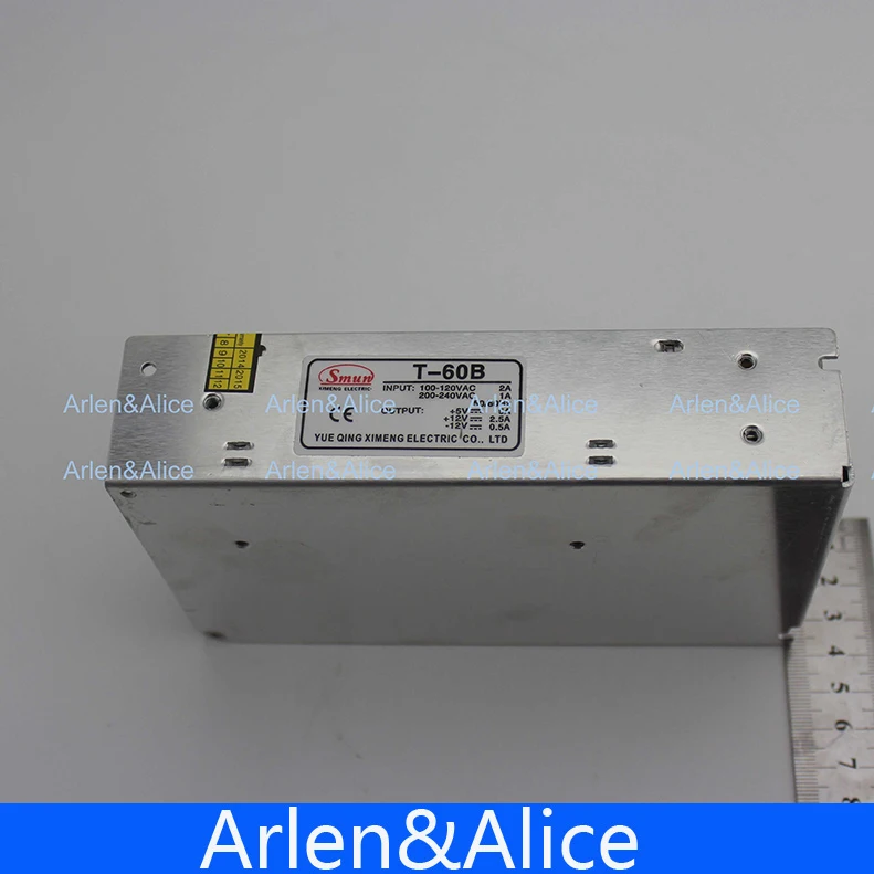 60 Вт тройной выход 5 в 12 В импульсный источник питания smps AC DC|supply controller|supply supportsmps