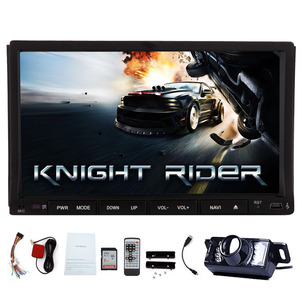 Усилитель Bluetooth музыкальный Руль Радио 2 din видео Автомобильный dvd плеер gps стерео