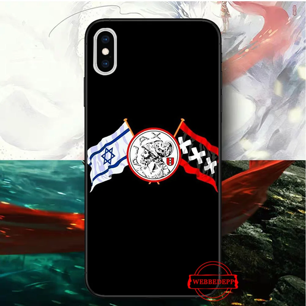 1 Ajax Team силиконовый мягкий чехол для iPhone 5 SE 5S 6 6S Plus 7 8 11 Pro X XS Max XR - Цвет: 1