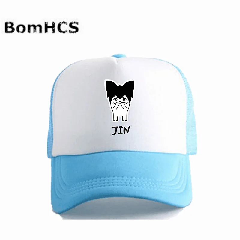 BomHCS Kpop Бейсболка Шляпа Fanshion Snapback BTS Bangtan Boys JIN Велоспорт хип хоп шляпа| |