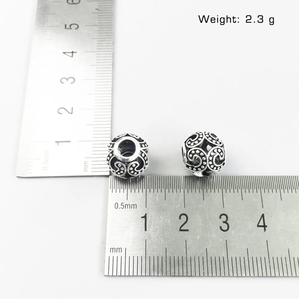 Muffiy Silver Zirconia Wavy Beads Can Be Matched With Bracelet Necklace Accessories For Jewelry Making 2018 Woman Sieraden | Украшения и