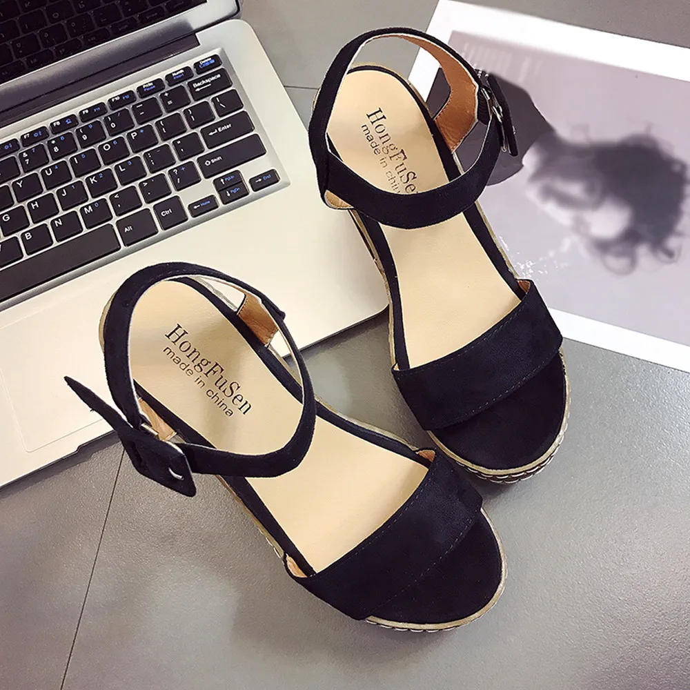 2019 женские босоножки Сезон весна лето Дамская пляжная обувь с широко открытым