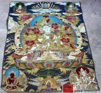 chinese collection thangka embroidery buddha diagram