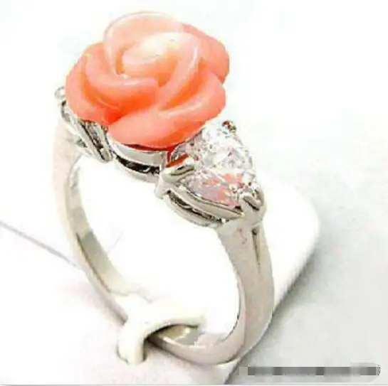 Фотообои в новом стиле &gt&gt&gt розовые коралловые розы фоторазмер: 6.7.8.9|ring size|crystal