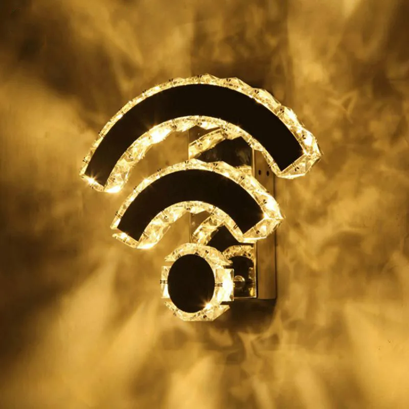 12 Вт современный настенный светильник Хрустальный стиль настенные светильники