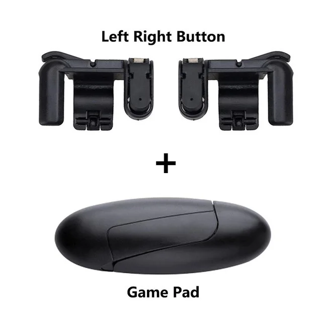 Button and Gamepad PUBG мобильный игровой телефон Геймпад контроллер игровой джойстик Aim ключ стрелок триггер огонь Кнопка игровой коврик ручка подставка STG FPS - Цвет: Button and Gamepad