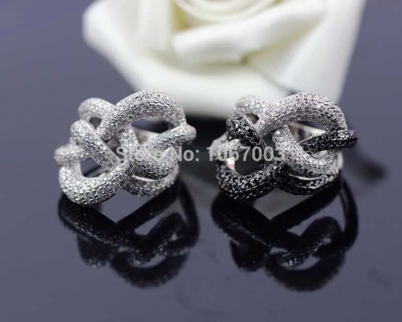 Hollow out clover Free Shipping court palace luxury 925 Sterling Silver Ring shine Fine fashion party wedding ring XA122 | Украшения и