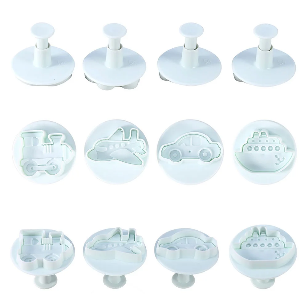 4 шт. Плунжер для сахарной мастики инструменты резки торта Форма тортов печенья