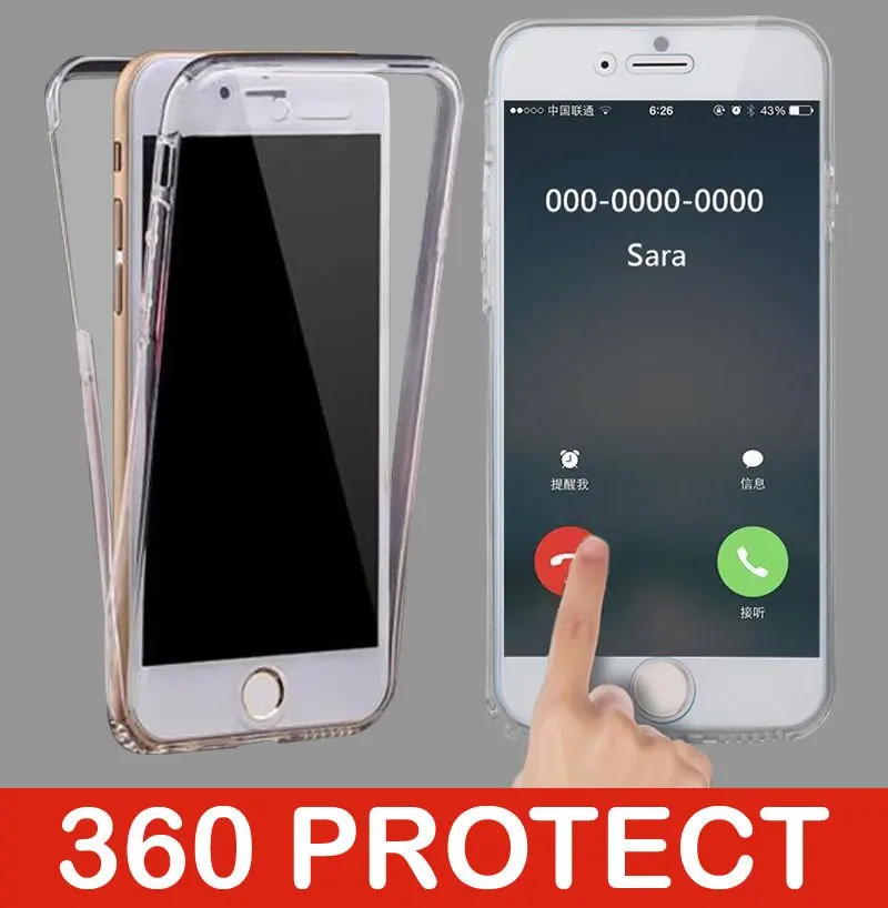 360 Полный Чехол для iPhone 7 5S 5 SE 6 6s 8 Plus X XR XS максимальный чехол Силиконовый ТПУ