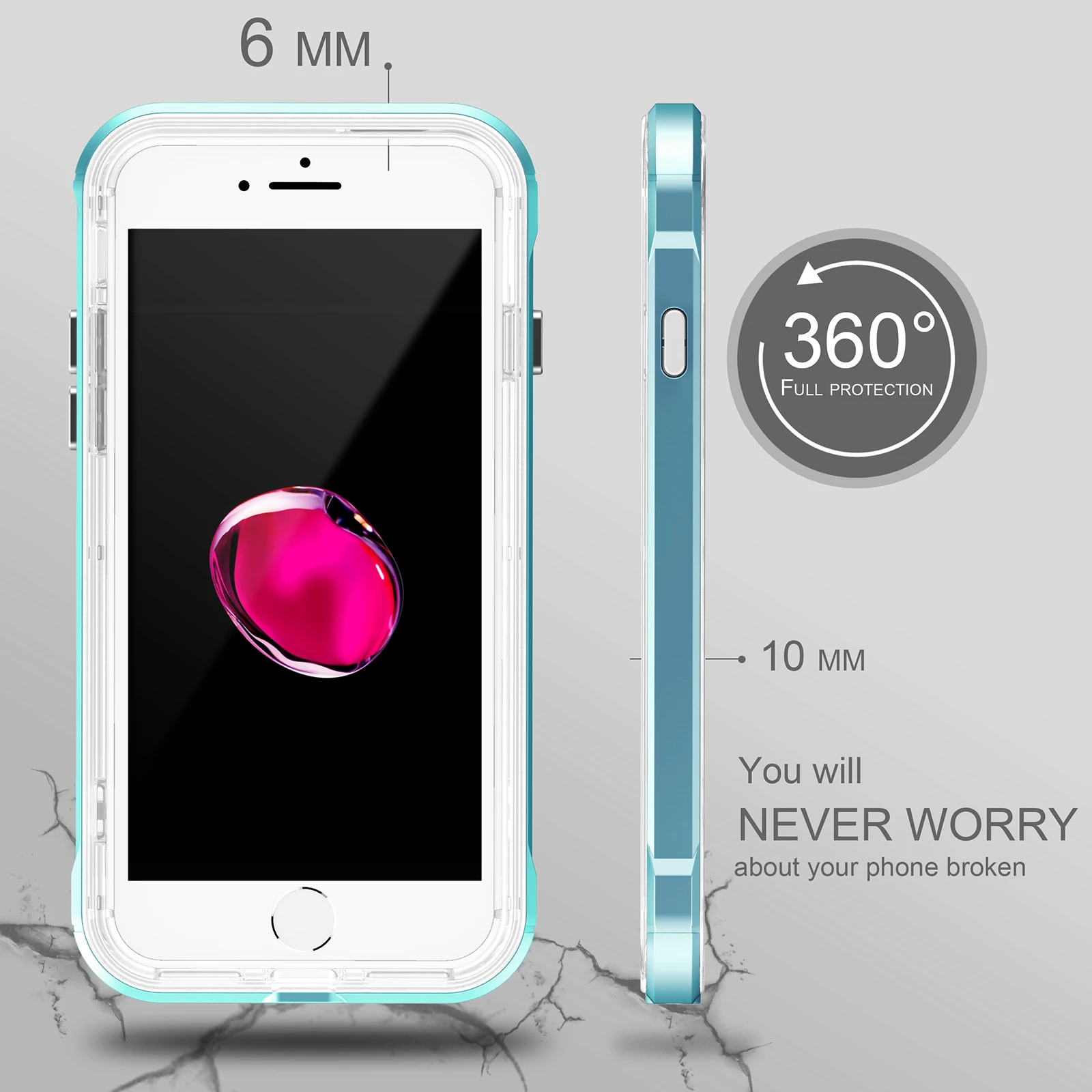 Iph 7 Plus высокое качество прозрачный силиконовый чехол для телефона iPhone плюс 5.5