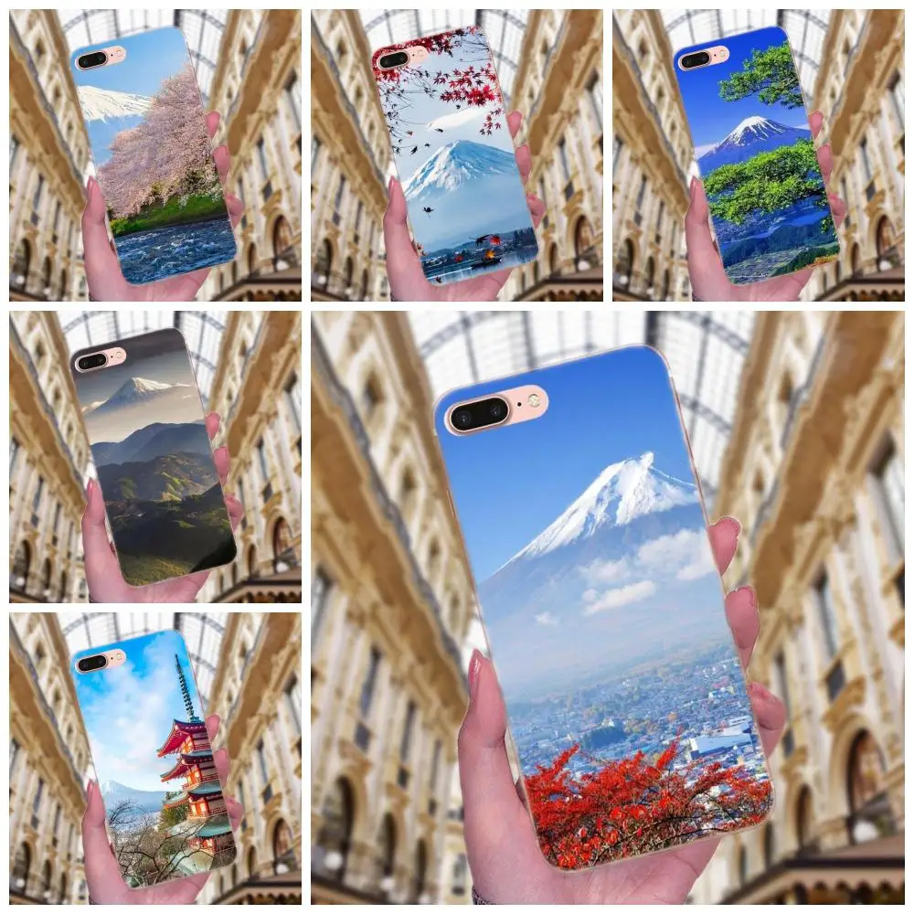 Крепление Fuji цветок вишни предложение TPU горячие продажи для Huawei Mate 7 8 9 10 20 P8 P9 P10 P20