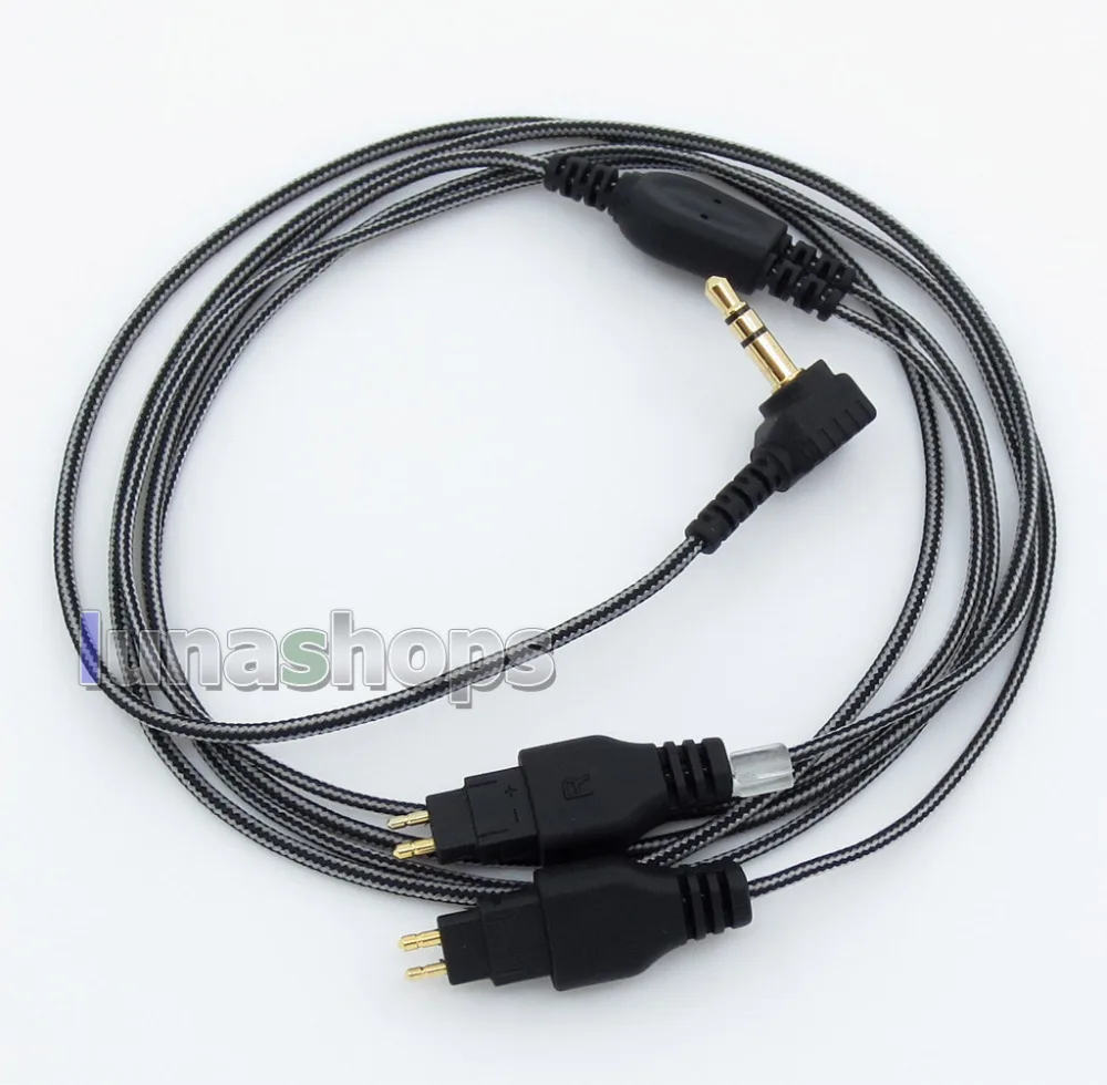 Черно белый аудиокабель LN005504 для наушников Sennheiser HD580 HD600 HD650 HDxxx HD660S HD58x HD6xx hd25|cable for