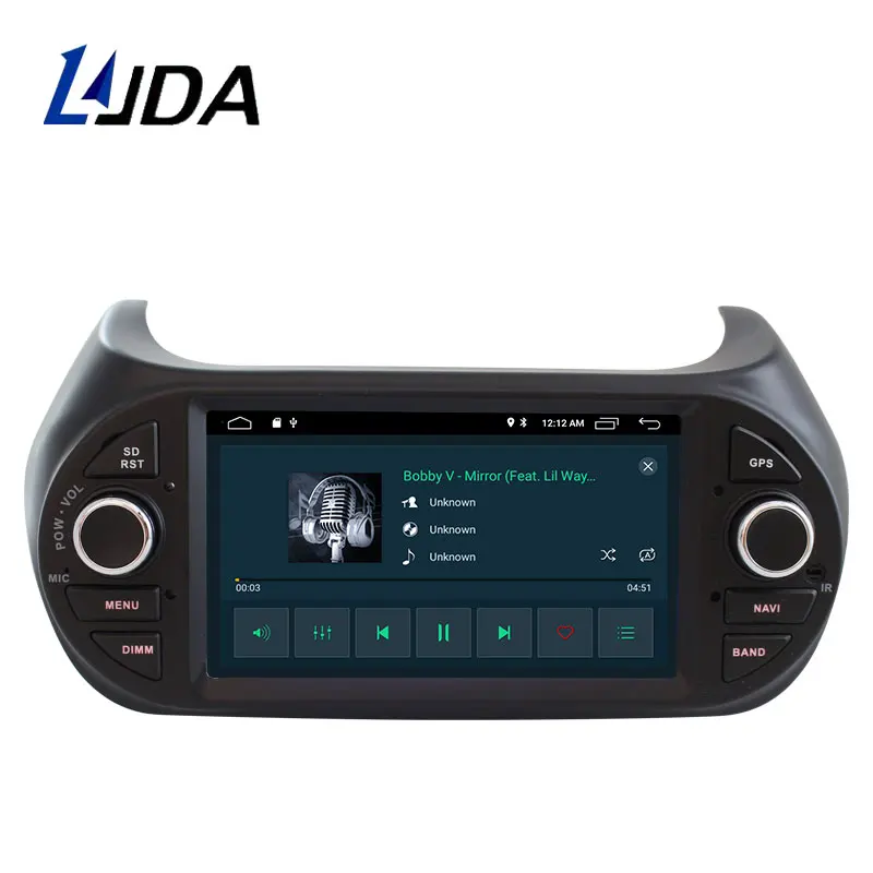 Автомагнитола DSP Carplay 1 din мультимедийная стереосистема на Android 10 для Fiat Fiorino Qubo Citroen