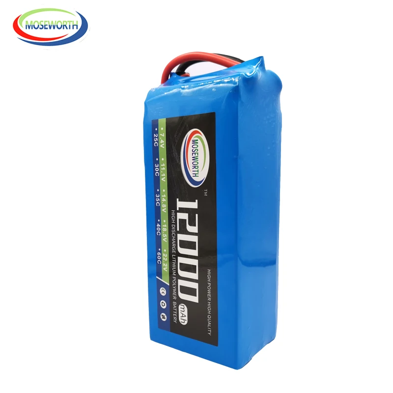 Радиоуправляемый самолет LiPo аккумулятор 22,2 V 12000mAh 25C 6S для радиоуправляемый самолет, Квадрокоптер автомобиль Лодка вертолет 6S RC батареи LiPo 22,2 V