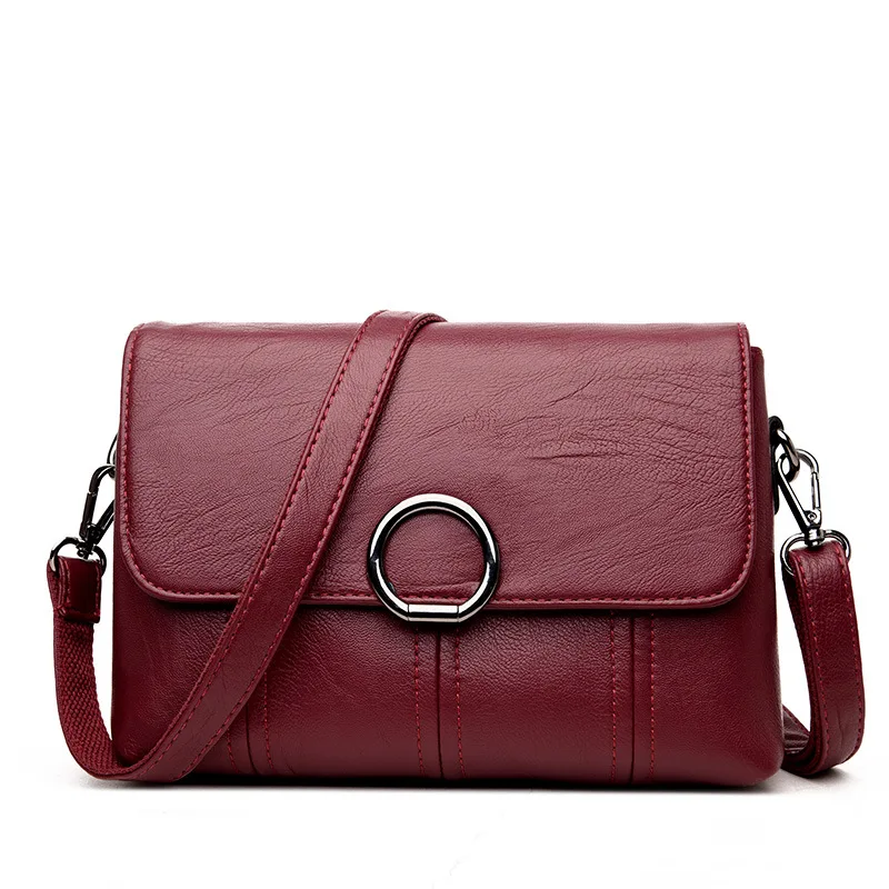 Женская сумка кожаная через плечо|bolsa feminina|women crossbodytote handbag |