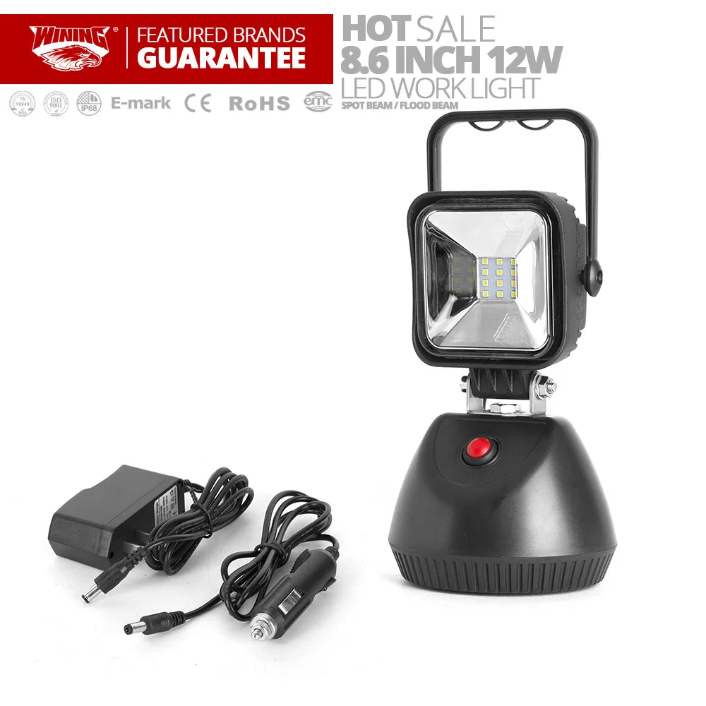 1X 10W Portable Rechargeable LED Work Light Outdoor Camping SUV Off-Road Trucks | Лампы и освещение