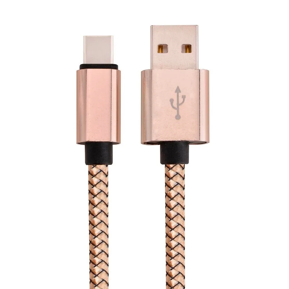Del 1 м USB-C USB 3 Type C зарядный кабель для зарядки данных ZTE Zmax Pro Z981/Google Pixel XL td908 Прямая