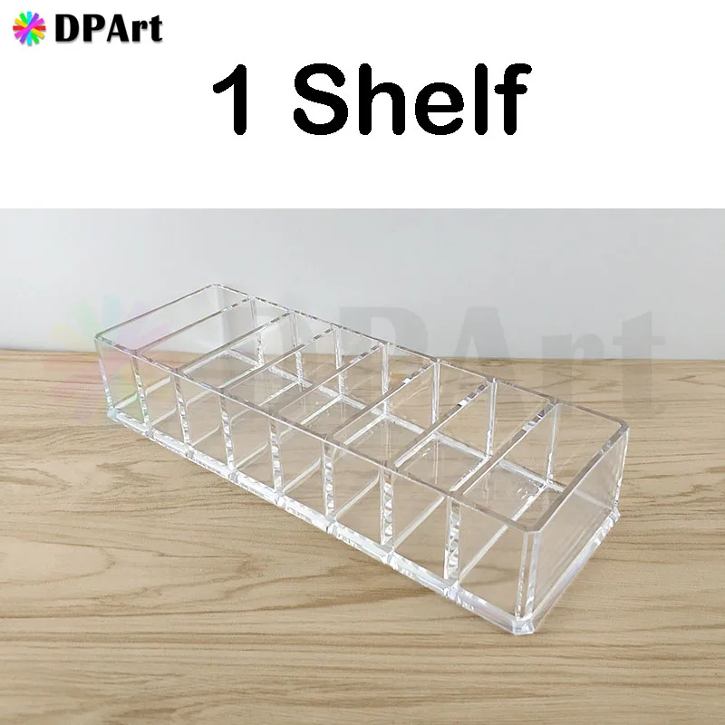 1 Shelf Пустая коробка для бутылочек 15 мл емкость для 7 мешков бисер алмазная живопись контейнер для бисера полка для хранения, коробка полная квадратная/круглая дрель M517 - Цвет: 1 Shelf