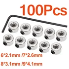 100 шт.лот набор пробок для посадочного колеса 6x2,1 мм 7x2,6 мм 8x3,1 мм 9x4,1 мм RC самолет запасные части самолет