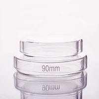 10pcs petri dishdiameter 60mm75mm90mm100mm120mm150mm180mmhigh borosilicate glasshigh temperature culture dish