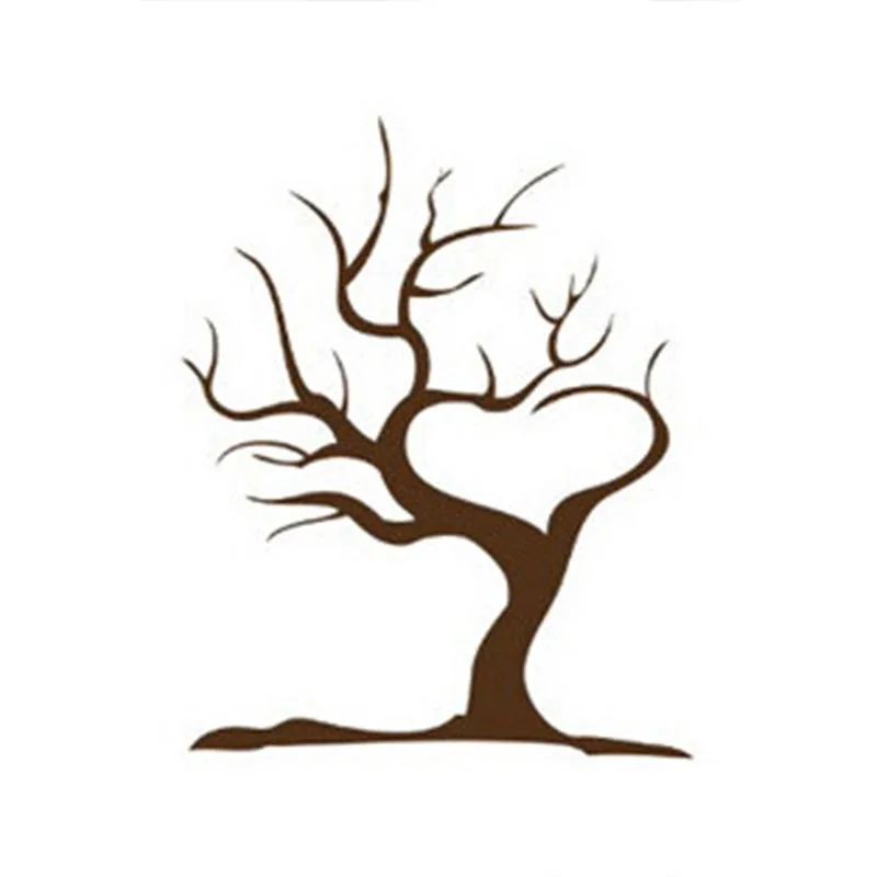 

Wedding Decorations Love Tree Individual Fingerprint Creative Tree Guest Signature mud 15 colors optional printable cloth/paper