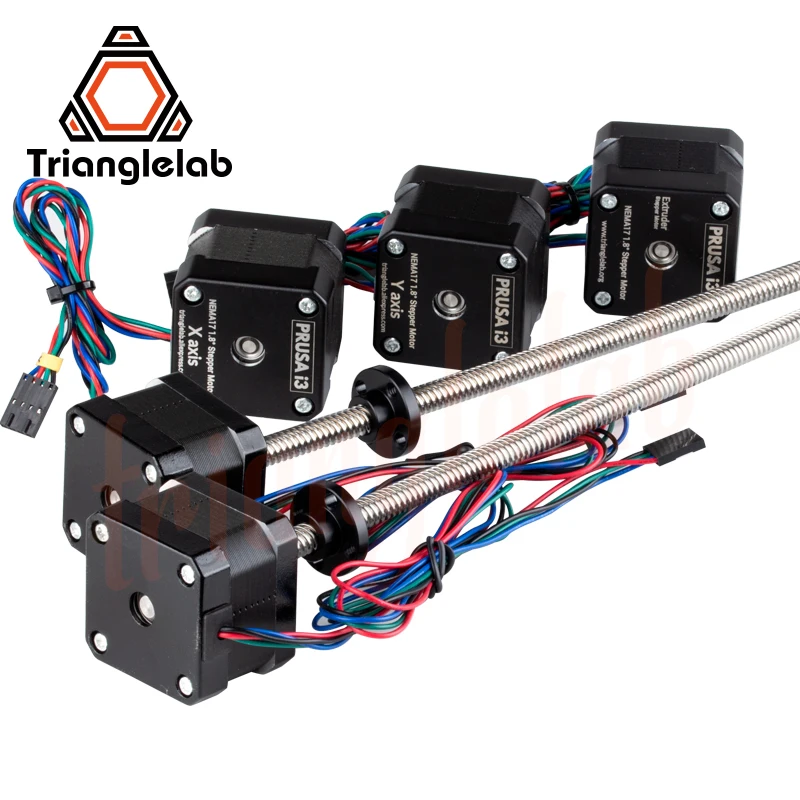 Trianglelab комплект всех моторов все моторы Nema17 leadвинт шаговые двигатели для 3D печати