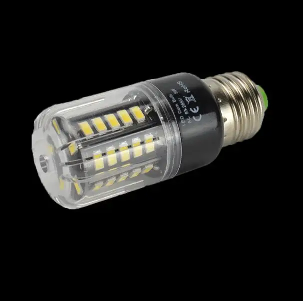Новая светодиодная лампа SMD5736 более яркая 5730 E27 Smart IC 3 5 Вт 7 9 12 15 Светодиодная