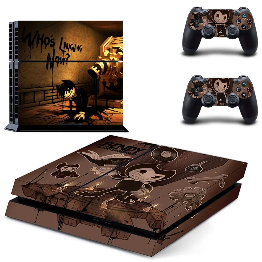 Наклейка для Sony Playstation 4 Виниловая наклейка консоли и контроллеров PS4 кожи Бенди