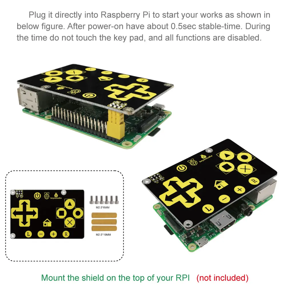 Keyestudio RPI TTP229L 16 канальный сенсорный экран 2 4 V 5 для Raspberry Pi 4B / CE