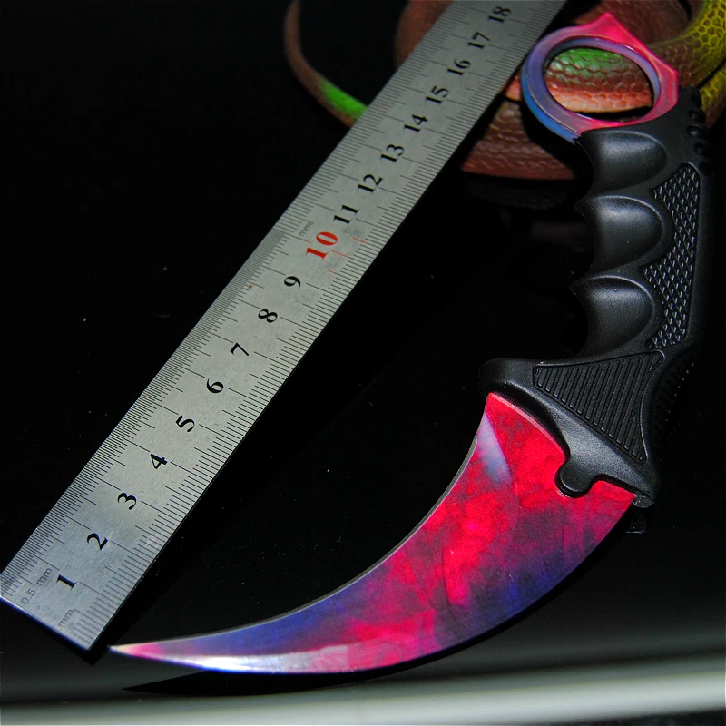 CS GO бабочка в ноже Karambit складной нож тренировочный нож подарок balisong Практичный Нож не заточенный металл