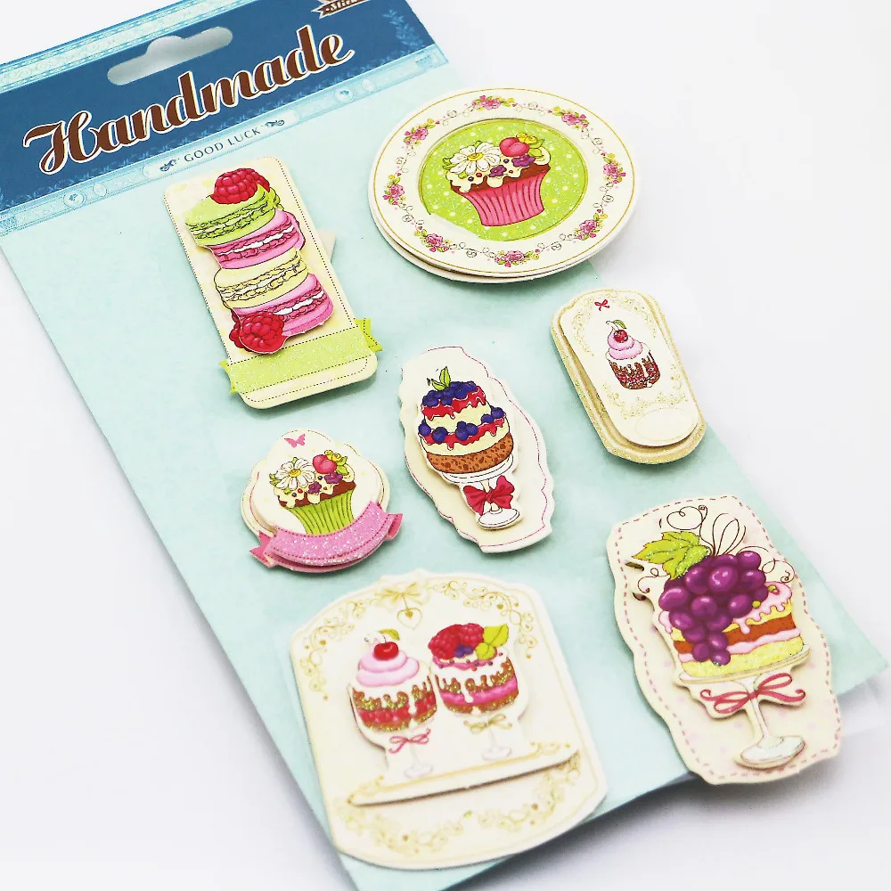 3D фотоэлемент для самостоятельного изготовления карт высечка винтажная бумага 6