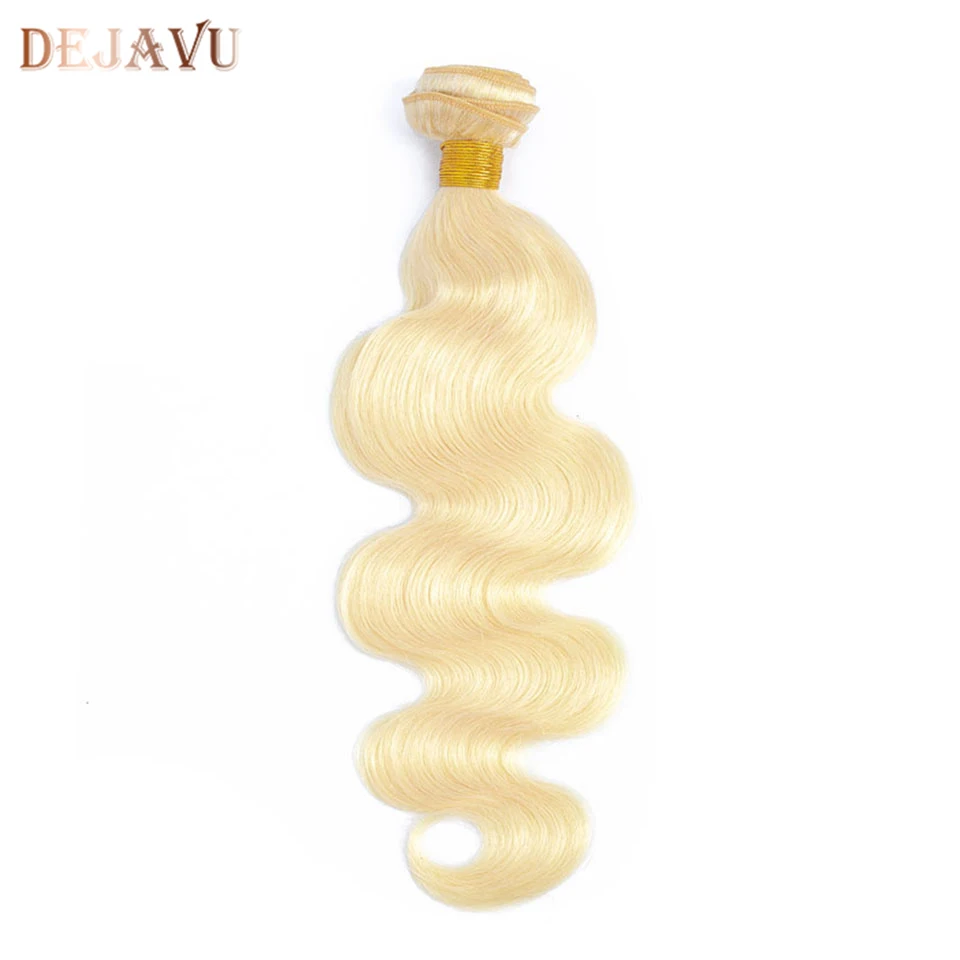

Dejavu 613 Body Brazilian Hair Weave Bundles Wave Honey Blonde Remy Human Hair Extensions 1 Piece 10-30 Inch Human Hair
