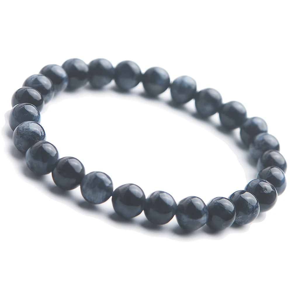 

7mm Natural Blue Pietersite Bracelet For Woman Lady Man Healing Gift Crystal Stone Beads Namibia Gemstone Jewelry Strands AAAAA