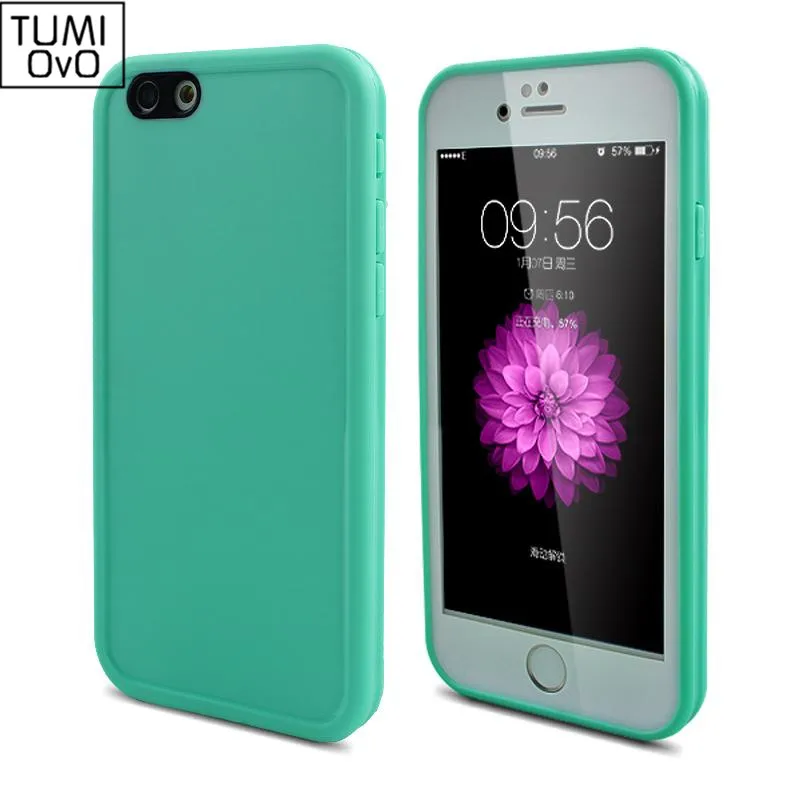 Мягкий силиконовый водонепроницаемый TPU чехол s для iPhone 7 чехол Роскошный 5 5S 6 Plus 360 градусов чехол для iPhone 6S чехол плюс Чехол для телефона s