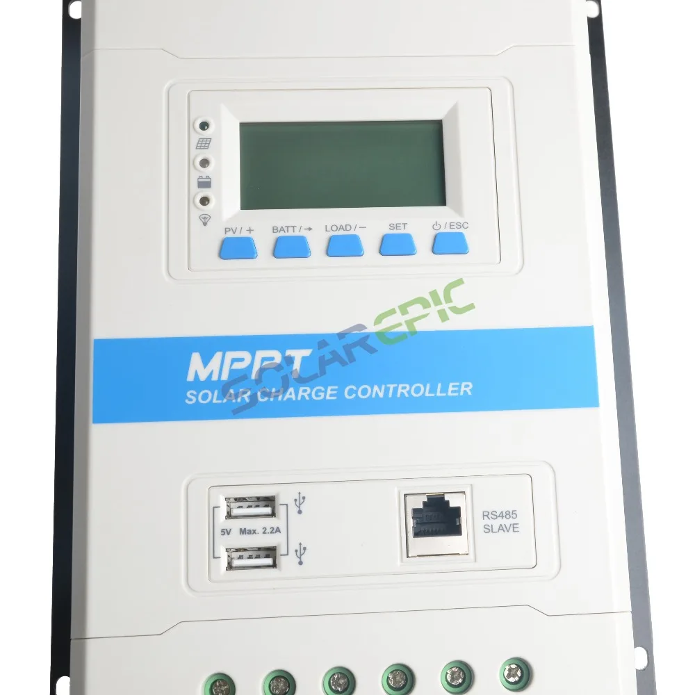 40A Epever Triron модульный MPPT Солнечный контроллер заряда 12В/24В TRIRON4210N солнечный