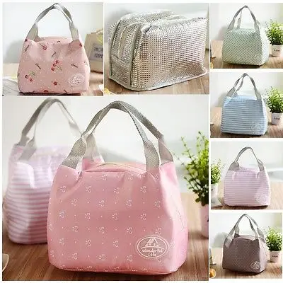 Свежая портативная теплоизолированная коробка для обеды сумка переноски