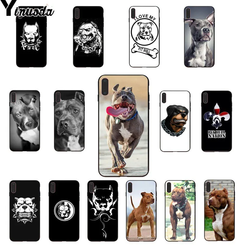 Yinuoda питбулл прекрасный Собака Мягкий Силиконовый ТПУ чехол для телефона Apple iPhone 8