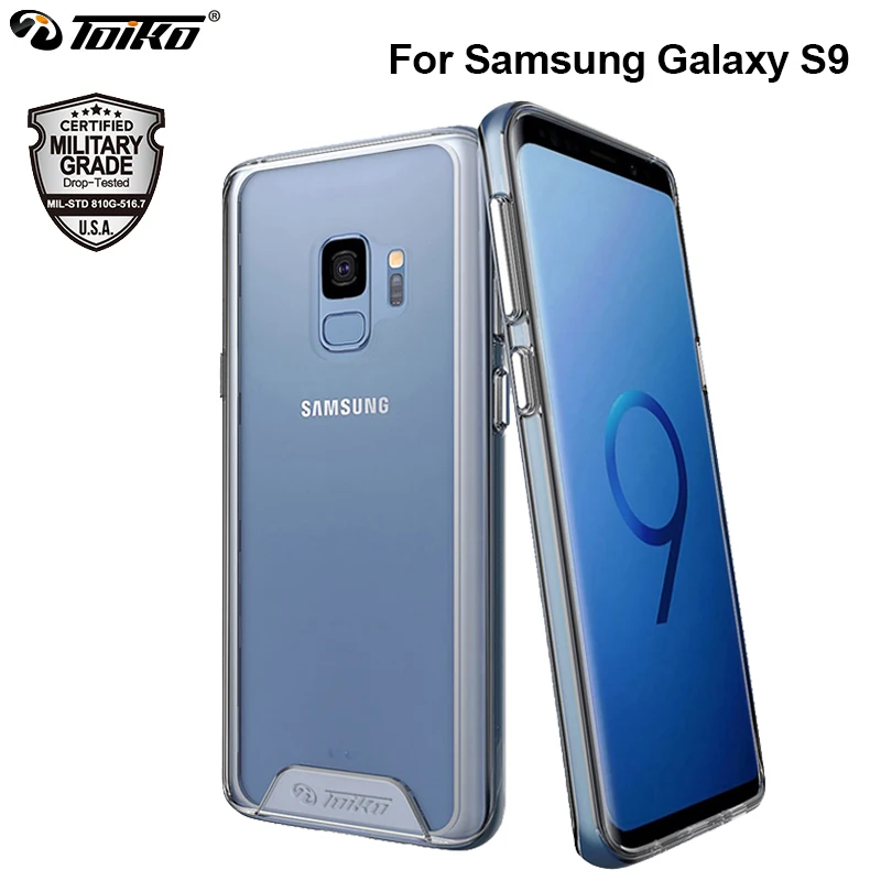 TOIKO Chiron Прозрачный чехол для Samsung Galaxy S9 противоударный Гибридный ПК ТПУ бампер