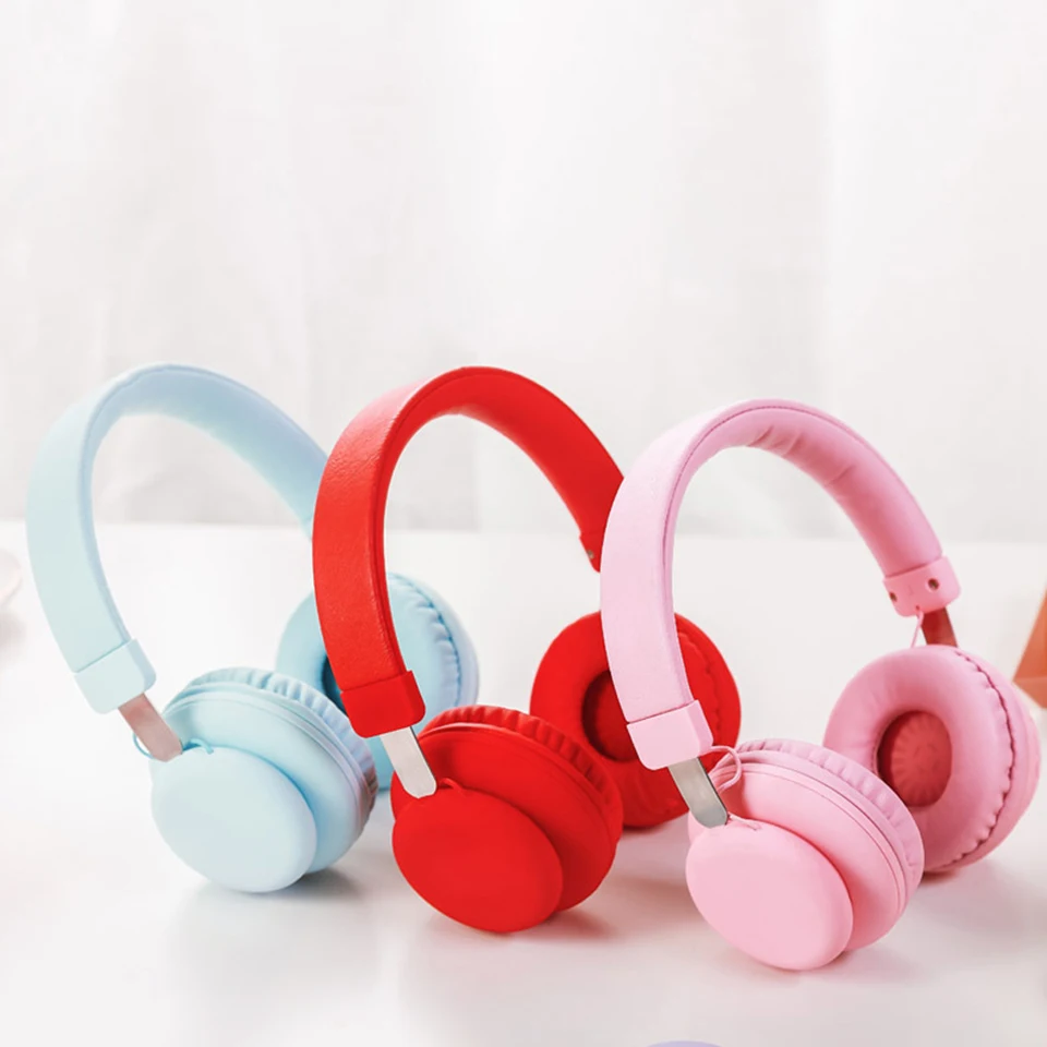 Детская гарнитура для девочек, Bluetooth гарнитура, наушники, беспроводные наушники, стерео микрофон, гарнитура, игровые наушники, сильные басы, музыка